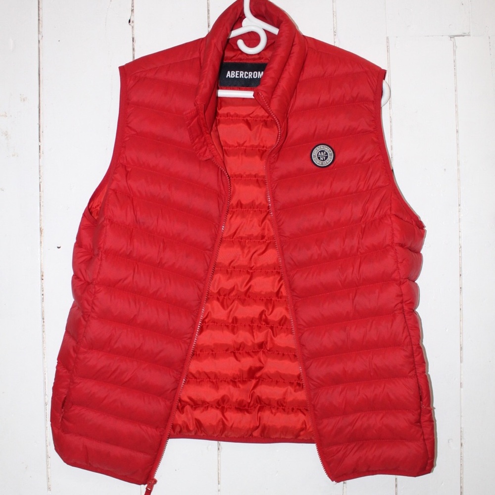 abercrombie and fitch down vest